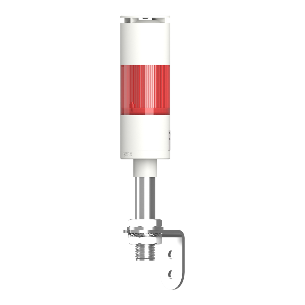 Harmony XVGK - Colonne monolithique -  Ø50 -  rouge - 24V - buzzer - equerre