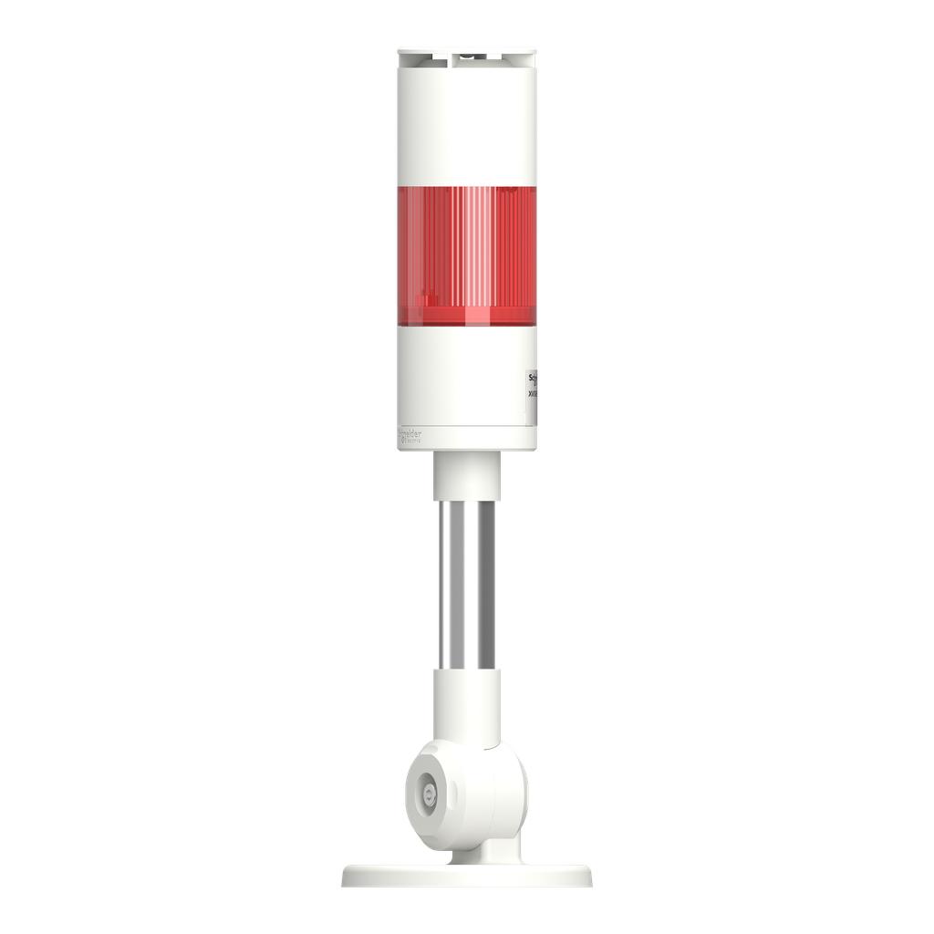 Harmony XVGK - Colonne monolithique - fixe rouge - 24V - buzzer - inclinable