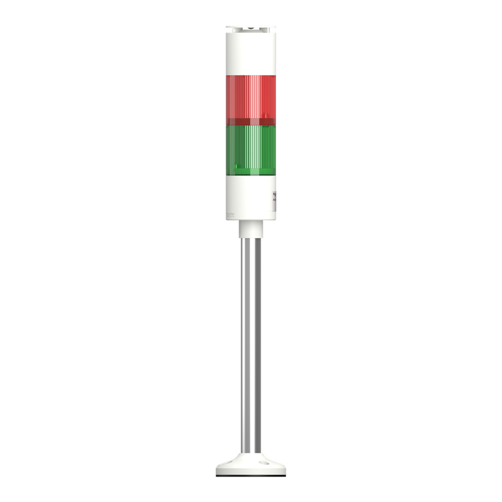Harmony XVGK - Colonne monolithique - Ø50 - fixe R/V - 24V - buzzer - socle