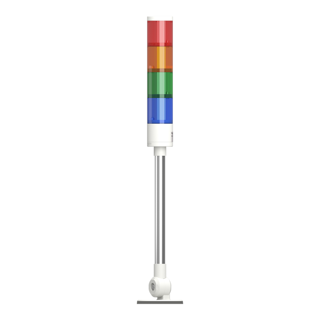 Harmony XVGK - Colonne monolithique - fixe R/O/V/bleu - 24V - inclinable