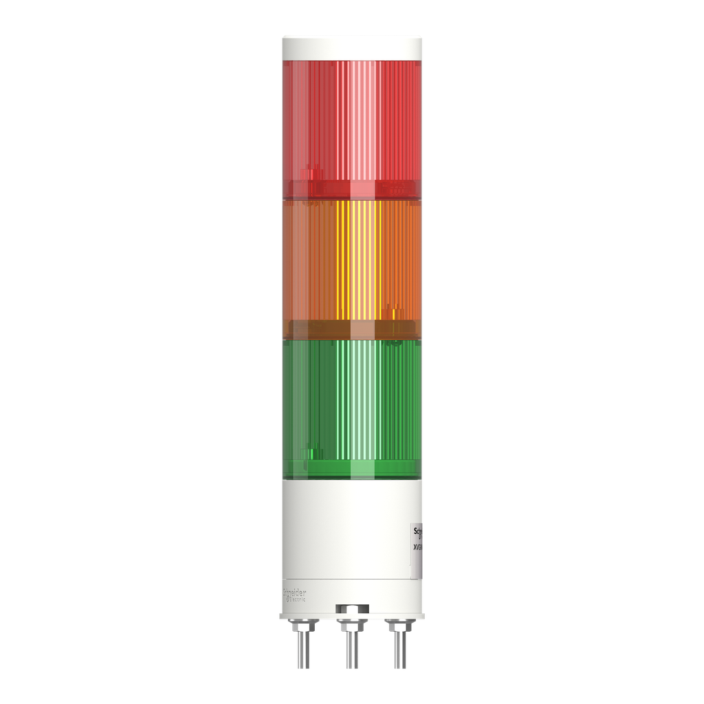 Harmony XVGK - Colonne monolithique - fixe R/O/V - 220/240V - 3 broches