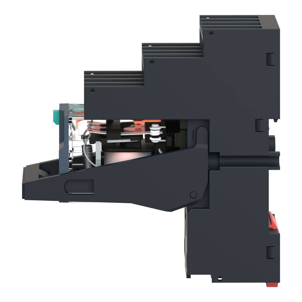 Harmony  RXM - relais monté sur embase cont séparés - 4OF - 6A - test - 24VDC