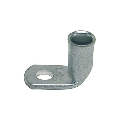 Cosses tubulaires équerres en cuivre 50 mm² M10, selon NFC 20-130