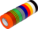 Ruban adhésif isolant en pvc d'usage courant. dimension 15mm x 10 m lot de 10