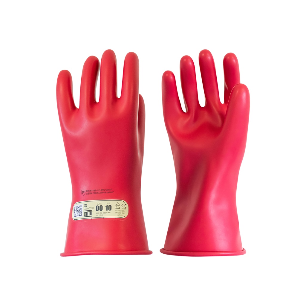 gants isolants iec classe 00 t10 rouge 28 cm