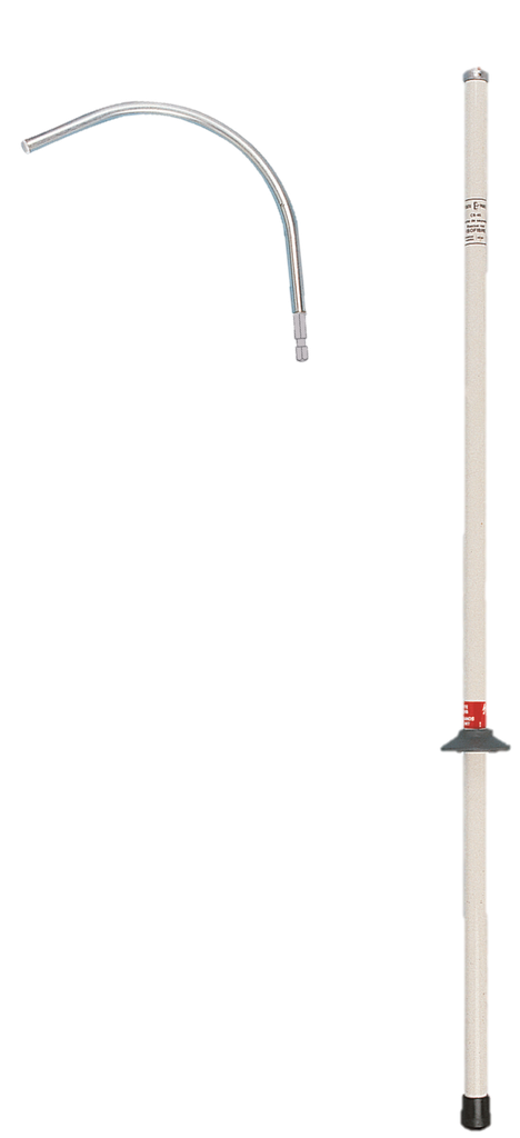 perche sauvetage 45 kV crochet amovible 1,65m