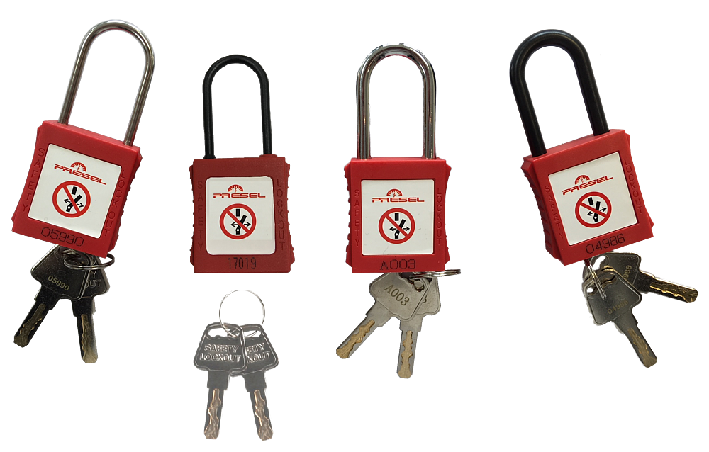 cadenas plastique rouge anse metal 4mm clé aléatoire Z