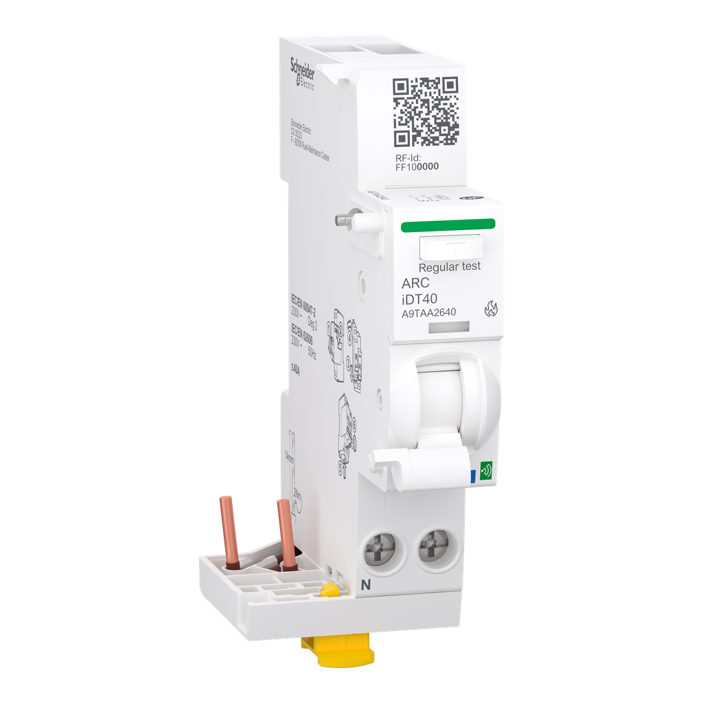Acti9 Active  iDT40 module détecteur arc  connecté 1PN 40A