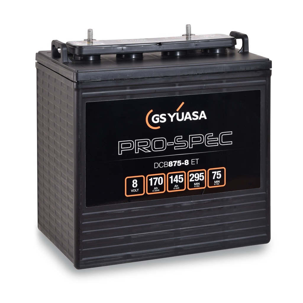 Batterie(s) Batterie traction YUASA PRO-SPEC DCB875-8 8V 170Ah M8-V