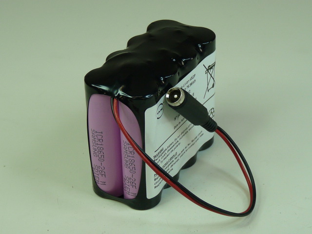 Pack(s) Batterie Li-Ion 8x 18650 ST2 4S2P 14.4V 7Ah BKL