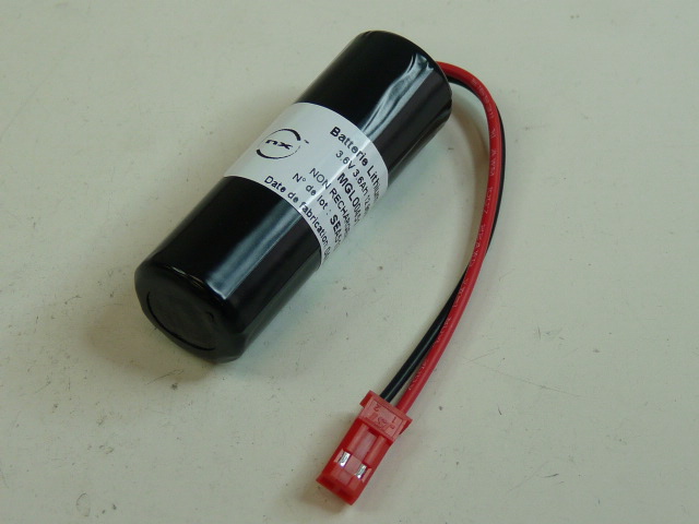 Pack(s) Batterie lithium LS17500 A F70 3.6V 3.6Ah JST