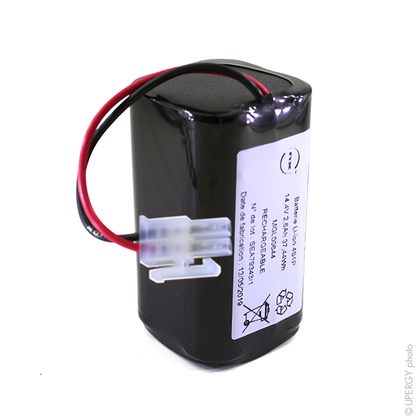Pack(s) Batterie Li-Ion 4x 18650  4S1P ST2 14.4V 2.6Ah Molex