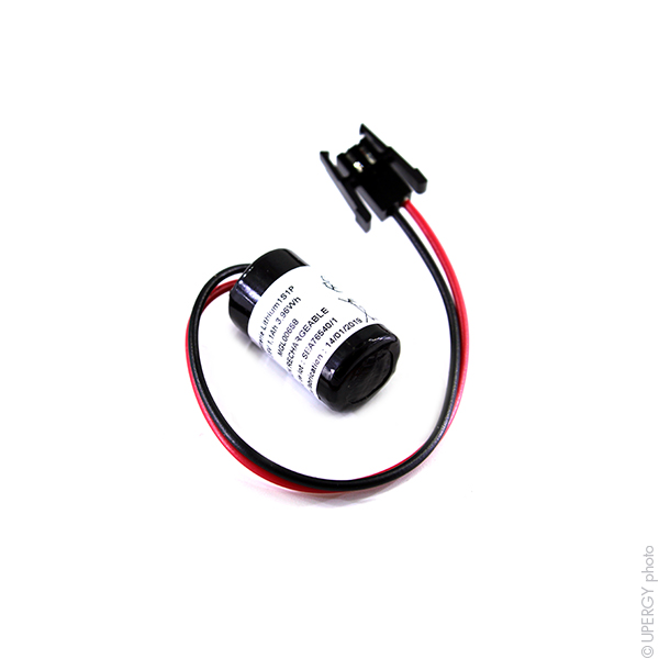 Pack(s) Batterie lithium 1x 1/2AA SL750  1S1P ST1 3.6V 1.1Ah HNC