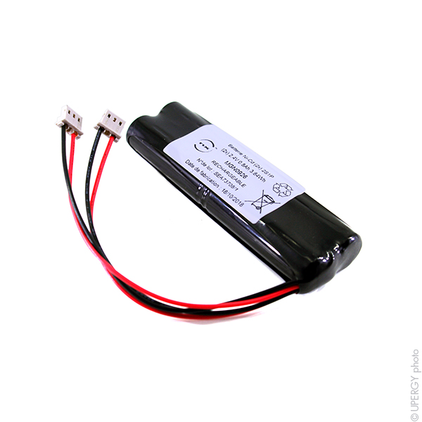 Batterie(s) Batterie eclairage secours 4x AA HT (2x) 2S1P ST5 (2x) 2.4V 800mAh M