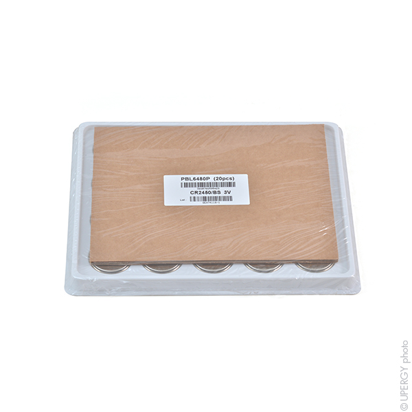 Plateau(x) de 20 Pile bouton lithium CR2450/BS PANASONIC 3V 620mAh
