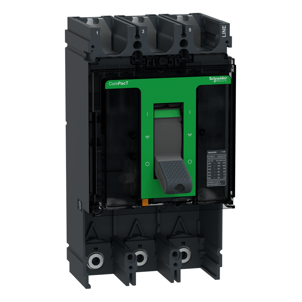 ComPacT NSX400S - Bloc de coupure sans déclencheur - 400A - 3P - 100kA