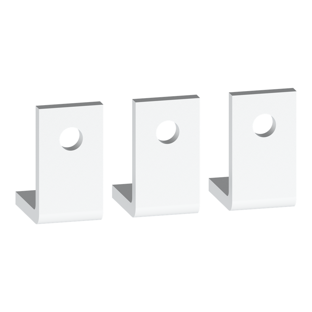 Rallonges arrière à angle droit pour TeSys G265-500 3 pôles