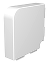 Angle plat 60x210mm Chlorure de polyvinyle blanc pur RAL 9010