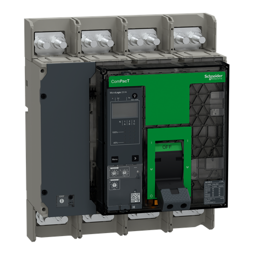 [SCHC125H42AFM] ComPacT NS1250H - disjoncteur - MicroLogic 2.A 1250A - 4P - 70kA - fixe - manuel