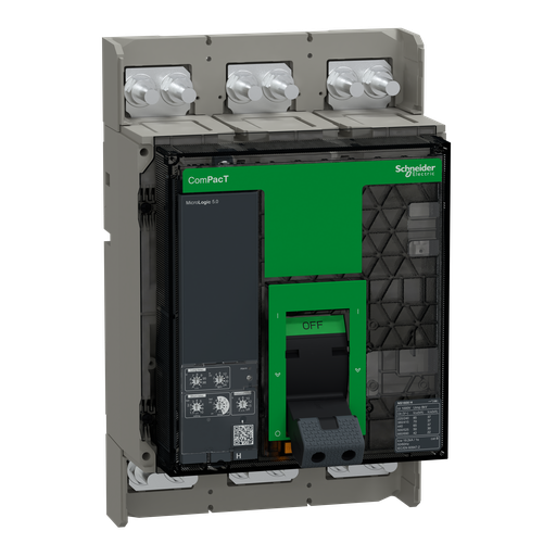 [SCHC160H350FM] ComPacT NS1600H - disjoncteur - MicroLogic 5.0 1600A - 3P - 70kA - fixe - manuel
