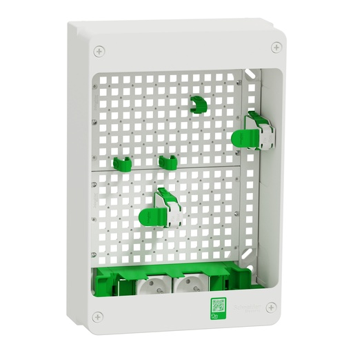 [SCHR9H13402VDIBOX] Resi9 Connect - Coffret VDI Box 13M2R - coffret support box opérateur - 2 prises
