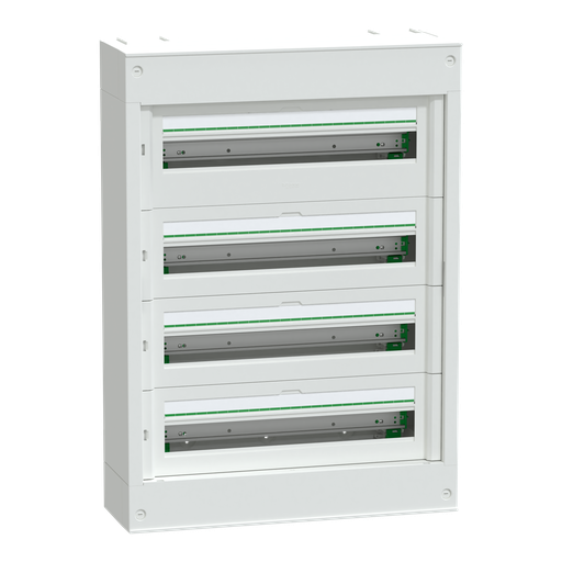 [SCHLVSST424] PrismaSeT S - coffret saillie plastique & métal 4 rangées 24 modules