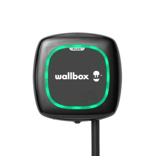 [WBXPLP1-0-2-2-9-002] Borne murale de rechargement Pulsar Plus noire avec câble attaché, 7,4 kwh avec
