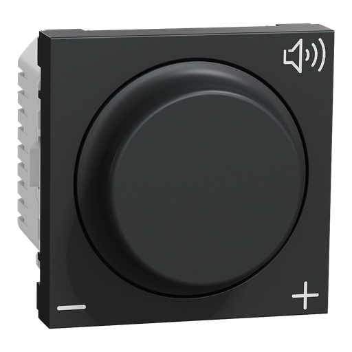 [SCHNU360254] Unica - contrôle du volume - 12V - 2 mod - anthracite - méca seul