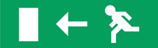 [LUM10404] Pictogramme - Compatible boitier AA - Flèche vers la gauche