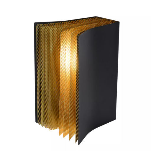 [LUC78596/01/30] LIVRET. Lampe de tab.-Noir-1xE14-25W-Métal