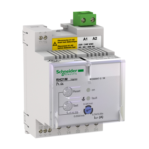 [SCH56164] Vigirex RH21M 380-415VAC sensibilité 0,03A/0,3A instantané