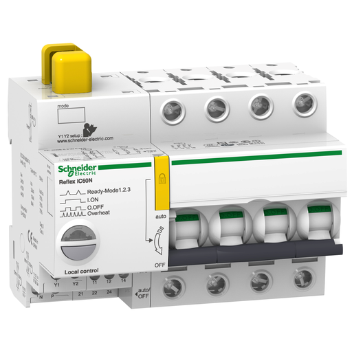 [SCHA9C61440] Acti9, Reflex iC60N disjonct. à commande intégrée interface Ti24 40A 4P courbe B