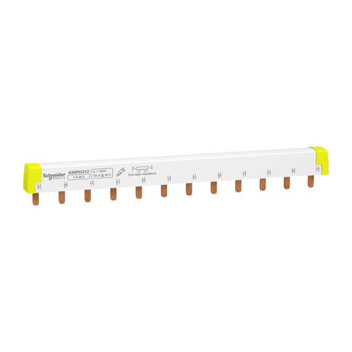 [SCHA9XPH312] Acti9 iC60 - peigne à dents - 3P - 100A - 12 modules de 18mm