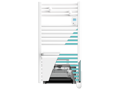 [APLM172111] Radiateur sèche-serviettes EZYBAIN 500 W largeur 400 blanc