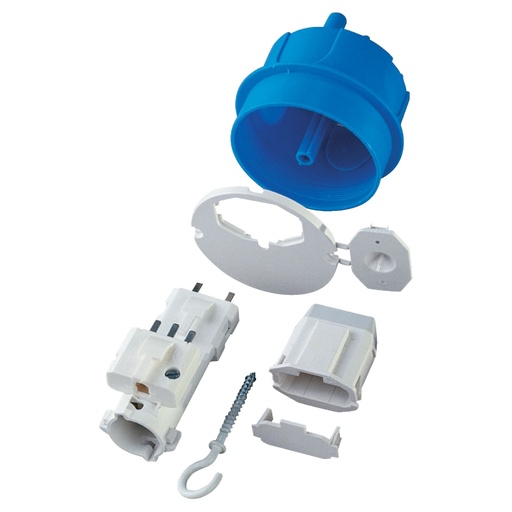 [SCHALB71827] Modulo DCL, boîte de centre d67 avec couv. non affleurant et connecteur
