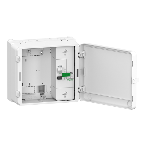 [SCHR9HPNFC15215R] Resi9 - Bloc de cde mono réhabilitation + DB60 15/45A 500mA sélectif + porte