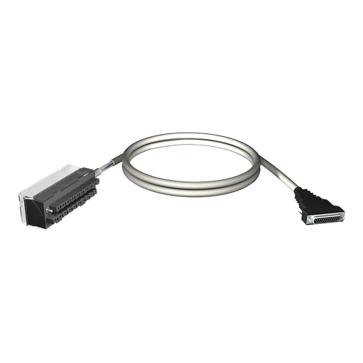 [SCHBMXFCA500] Modicon X80 - cordon - connecteur 20 contacts - connecteur SUB-D25 - 5m