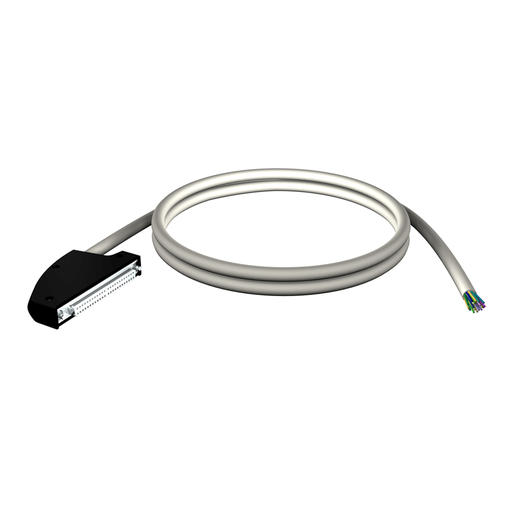 [SCHBMXFCW1001] Modicon X80 - cordon - connecteur 40 contacts - fils volants 1 extrémité - 10m