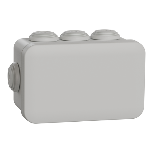 [SCHENN05003] Mureva Box, boite de dérivation IP55 + embouts 105x65x55, gris
