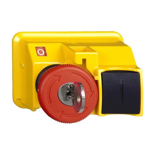 [SCHGV1K02] TeSys GV - tête pour bouton-poussoir Ø40mm - déverrouillage par clé - Ø22- rouge