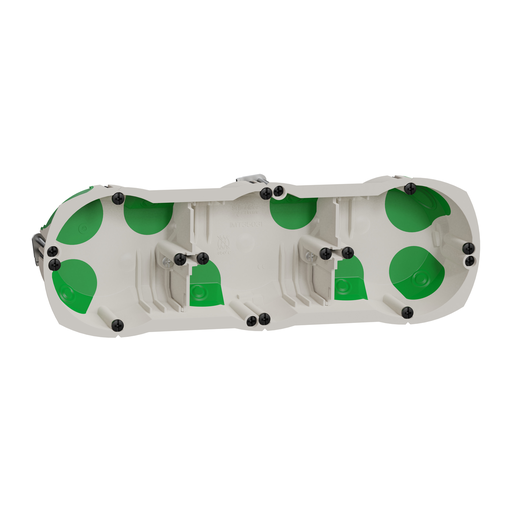 [SCHIMT35031] Multifix Air - boîte étanche 3 postes - Ø67mm - P40mm - entraxe 71mm