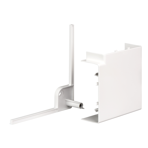 [SCHISM10303P] OptiLine 45 goulotte pvc blanc polaire 140 x 55 mm - angle plat 90°