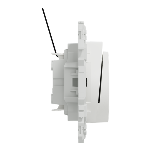[SCHS920283] Odace - interrupteur à carte - LED localisation incluse - 10AX - blanc craie