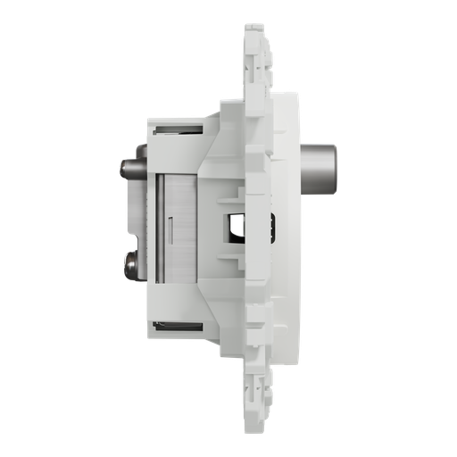 [SCHS920461] Odace - prise TV/FM/SAT - sorties coaxiales - blanc craie