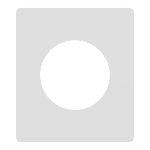 [SCHS951802] Odace Architecte - plaque de finition 1 poste - effet Céramique Blanc