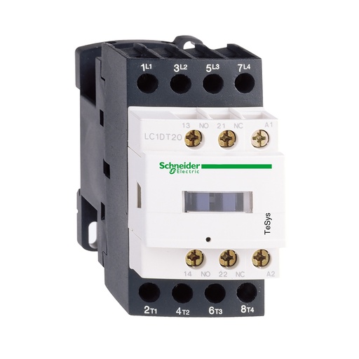 [SCHLC1D128JD] TeSys LC1D - contacteur - 4P (2F+2O) - AC-1 440V - 25A - bobine 12Vcc