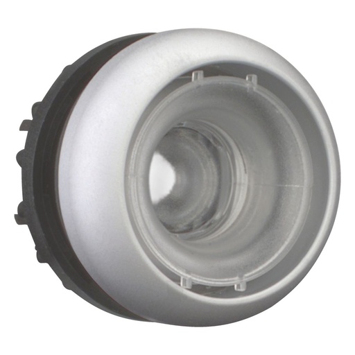 [EAT216933] Bouton-poussoir lumineux, plat, sans étiquette, à rappel