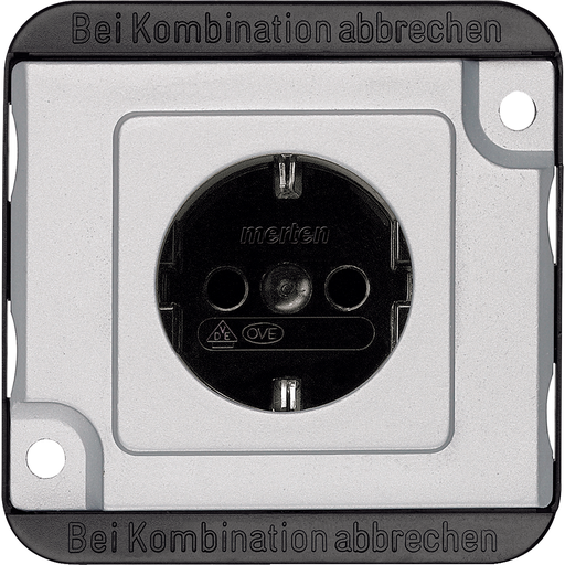 [SCHMTN2300-7060] Anti-vandalisme, prise de courant 2P+T Schuko, connexion rapide