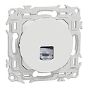 [SCHS920476] Odace - prise RJ45 - Cat6 STP grade 2TV min à grade 3TV - blanc craie