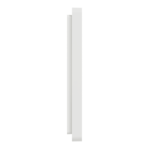 [SCHS920802] Odace Architecte - plaque de finition 1 poste - couleur Blanc craie